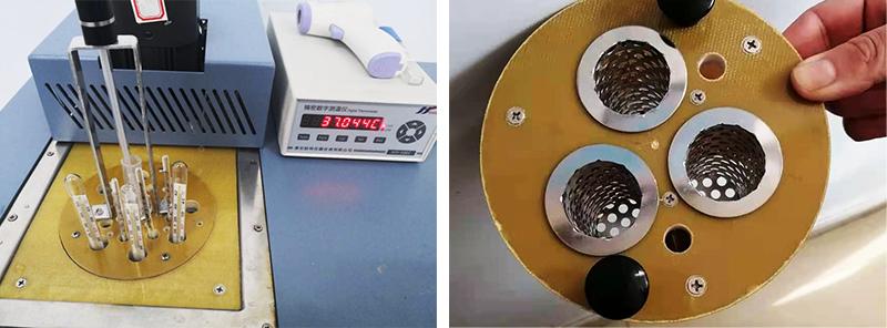 玻璃體溫計測試盤